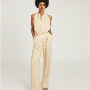HP! 🎉 Reiss Jody Gold Metallic Jumpsuit